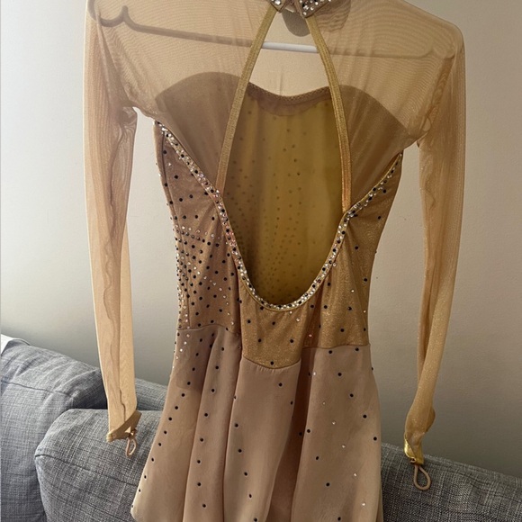 Figure skating dress with Swarovski - Picture 3 of 3